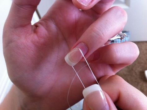 14 practical tricks and uses with dental floss.