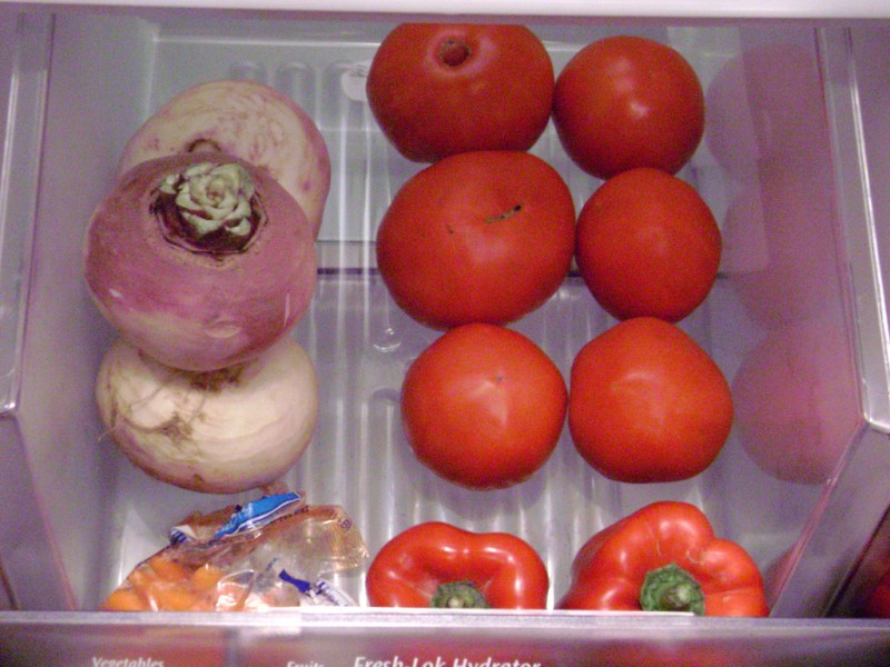 9 Error storing food in the refrigerator.