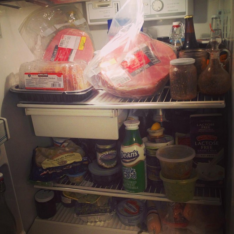 9 Error storing food in the refrigerator.