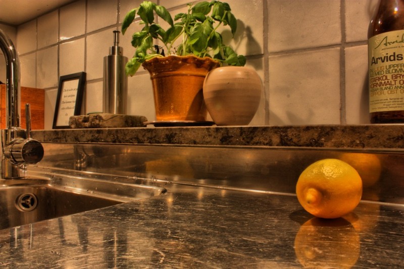 Simply clean the fridge with soda. 