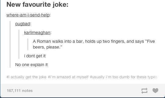 Best 6 Tumblr funniest jokes for you.