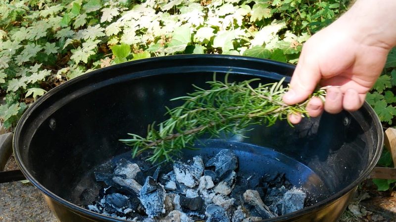 That's why you should put chips on the coals while grilling.