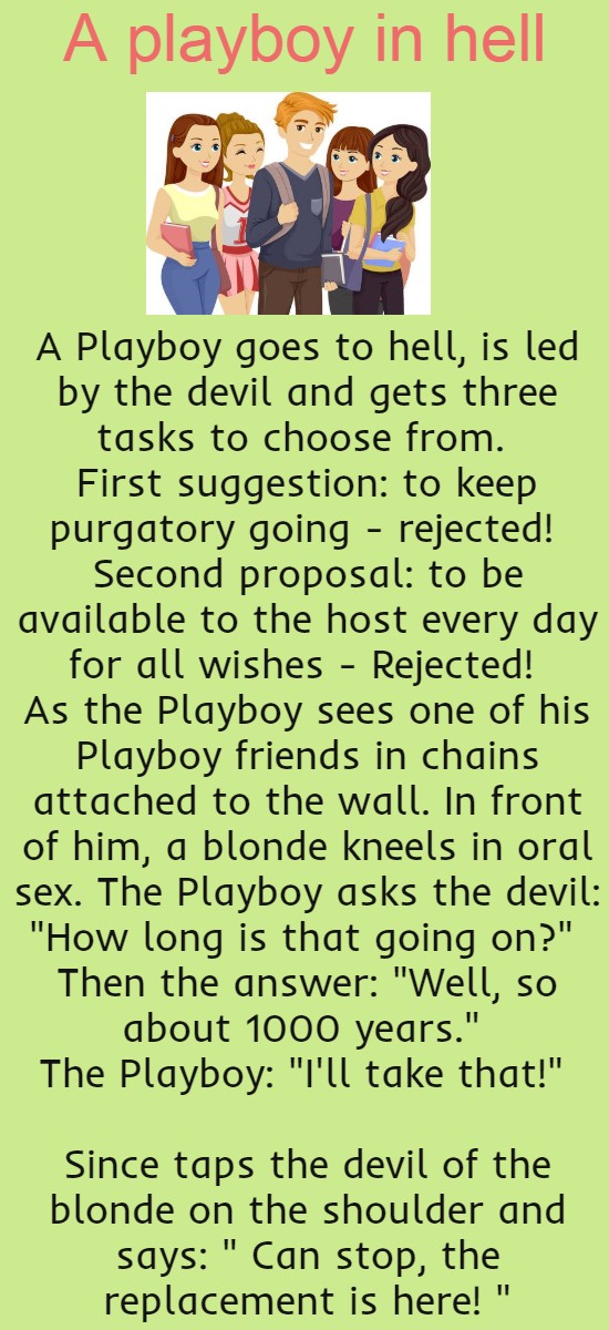 A playboy in hell