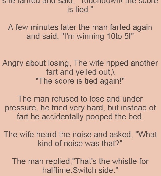 Husband And Wife wants to play fart football 