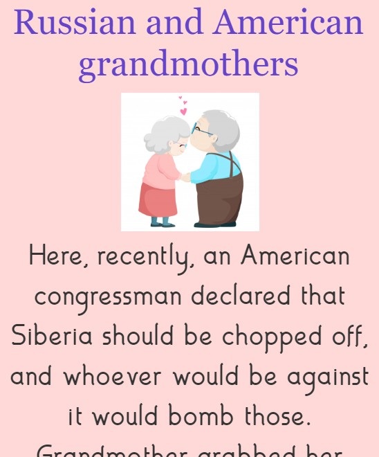 Russian and American grandmothers