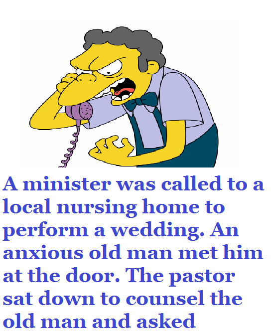 A minister was called to a local nursing