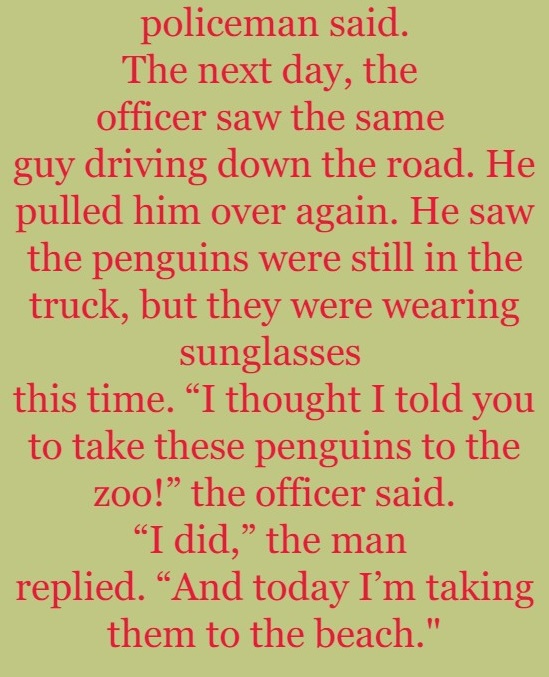 A man was driving down the road - Funny Story