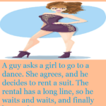 A girl to go to a dance