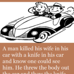 A man killed his wife in his car