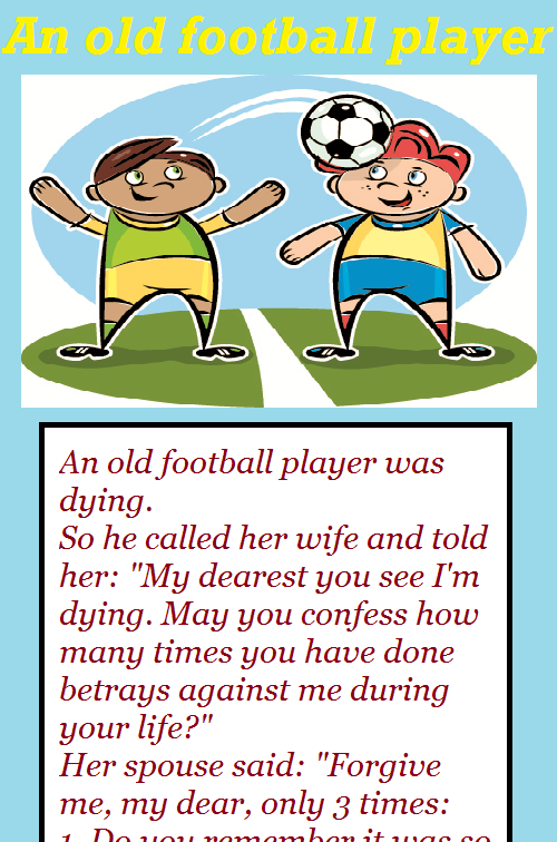 An old football player