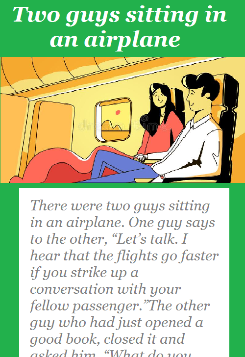 Two guys sitting in an airplane