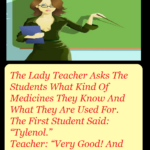 The Lady Teacher Asks The Students