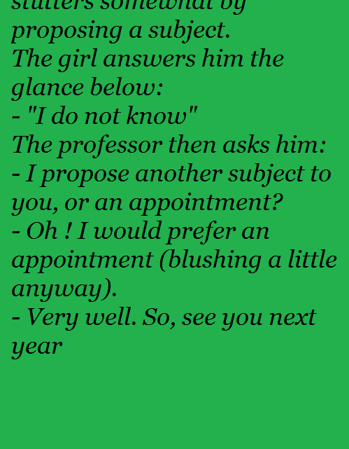 Young girl enters an examination room