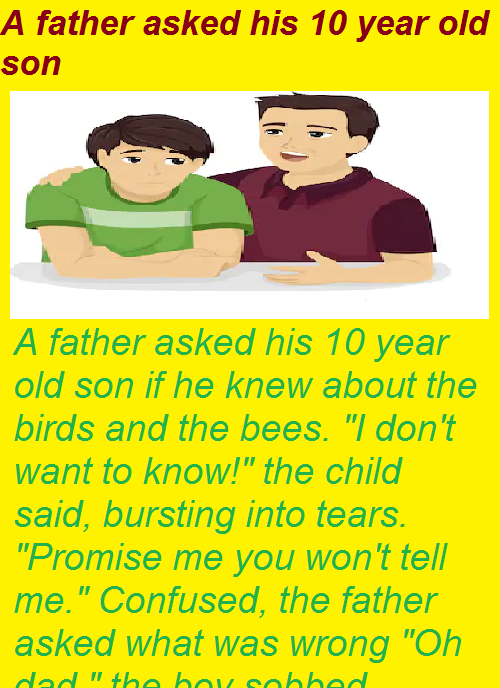 A father asked his 10-year-old son