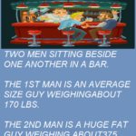 TWO MEN SITTING BESIDE ONE ANOTHER IN A BAR