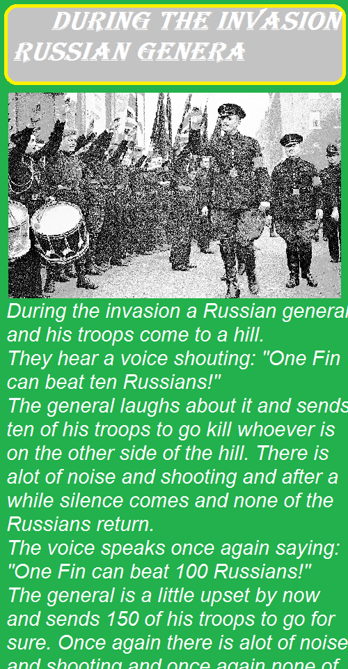 During the invasion Russian genera