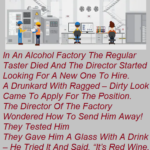 In an alcohol factory