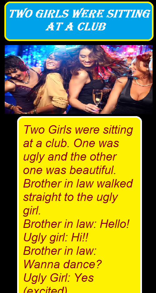 Two Girls were sitting at a club