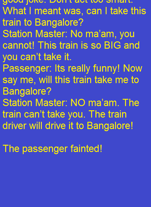 A lady was running to catch a train to Bangalore