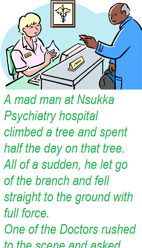 A mad man at Nsukka Psychiatry hospital