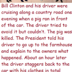 Bill Clinton and his driver