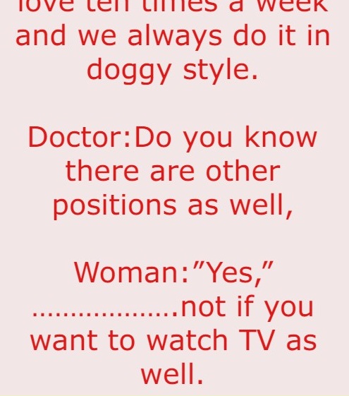 A woman went to see a doctor