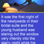 It was the first night of the newlyweds