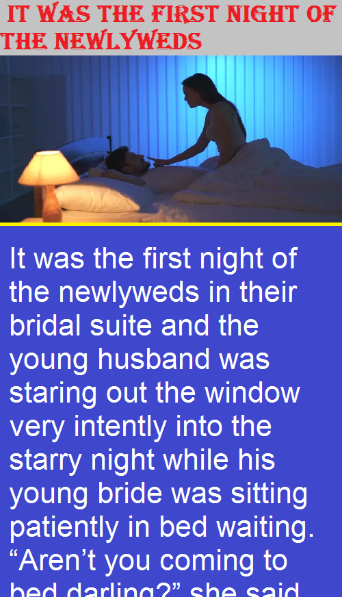 It was the first night of the newlyweds