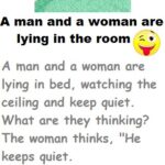 A man and a woman are lying in the room