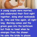 A young couple celebrated their first night - Funny Story