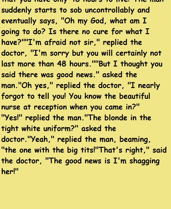 Blonde Nurse - Funny Story