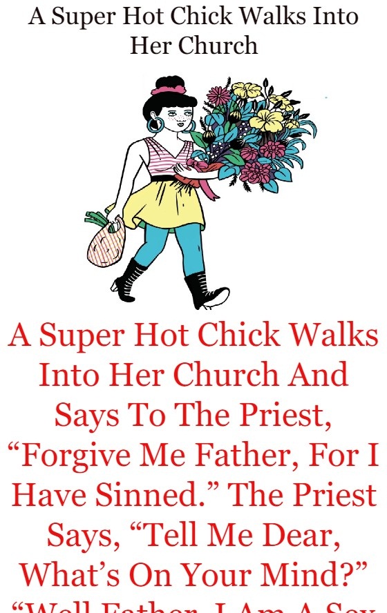 A Super Hot Chick Walks Into Her Church