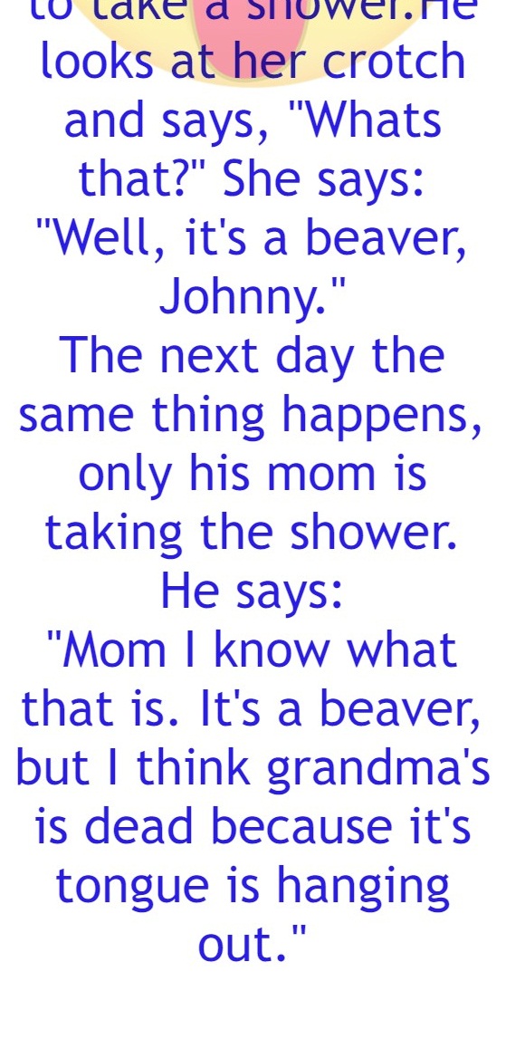 Johnny was going to the bathroom