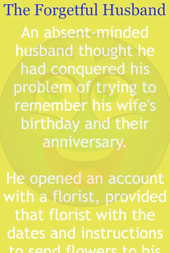 The Forgetful Husband