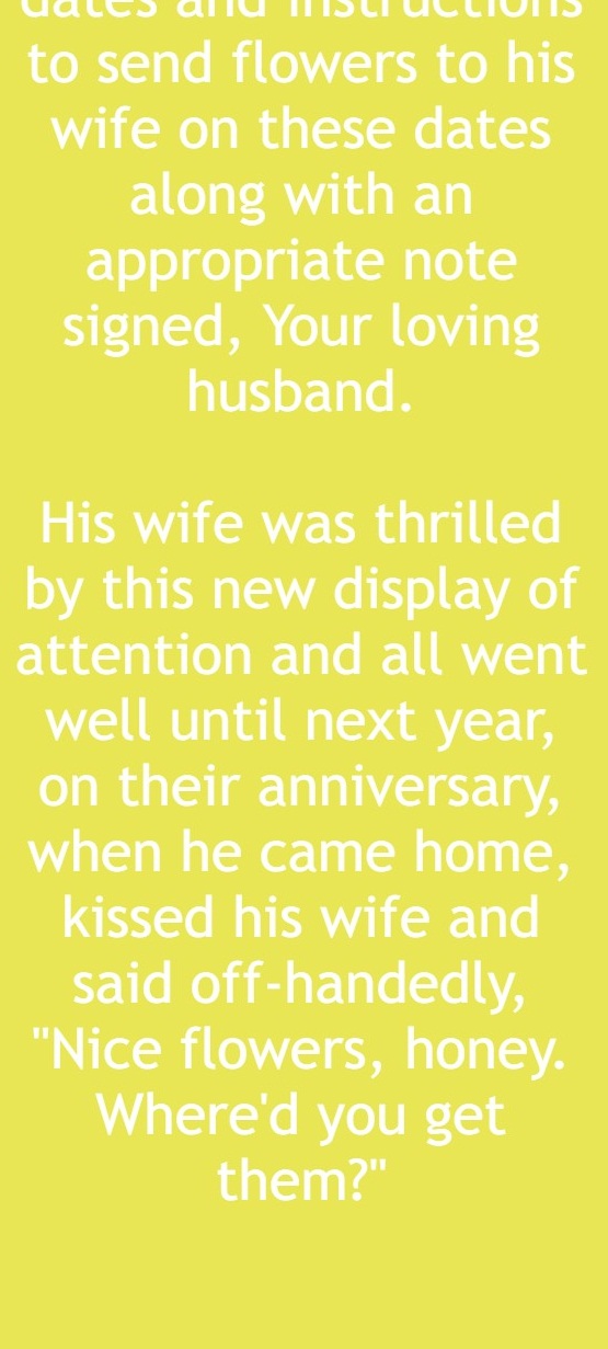 The Forgetful Husband