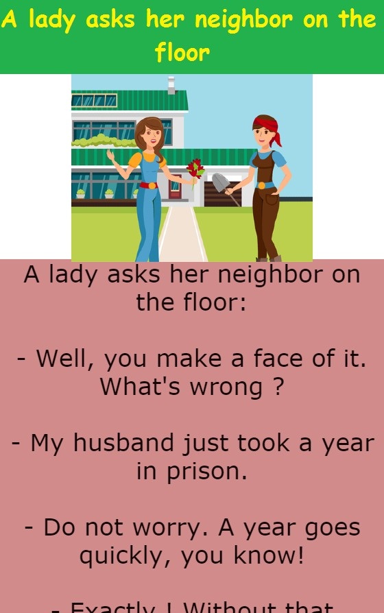 A lady asks her neighbor on the floor