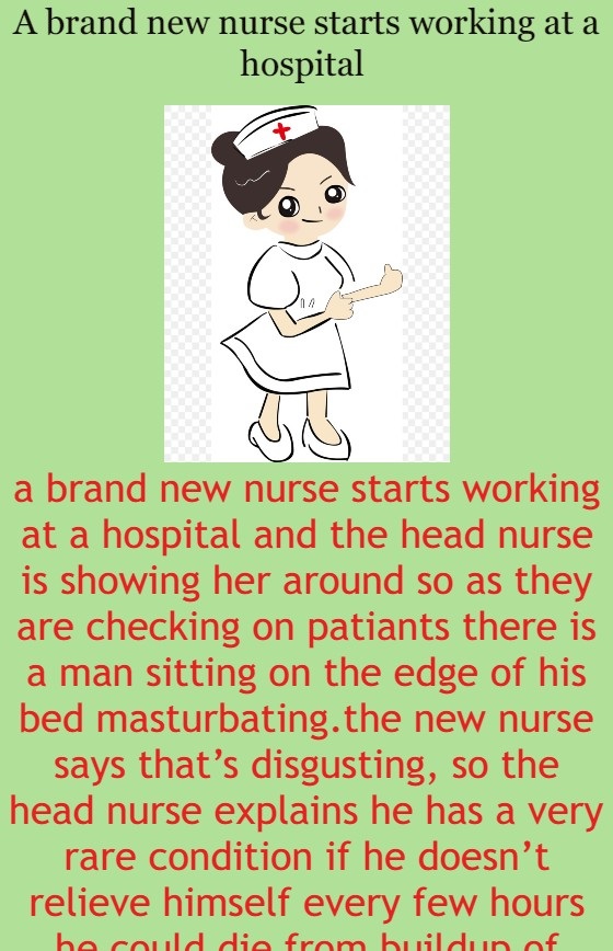 A brand new nurse starts working at a hospital