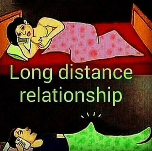 A guy and girl decided to try out a long-distance relationship