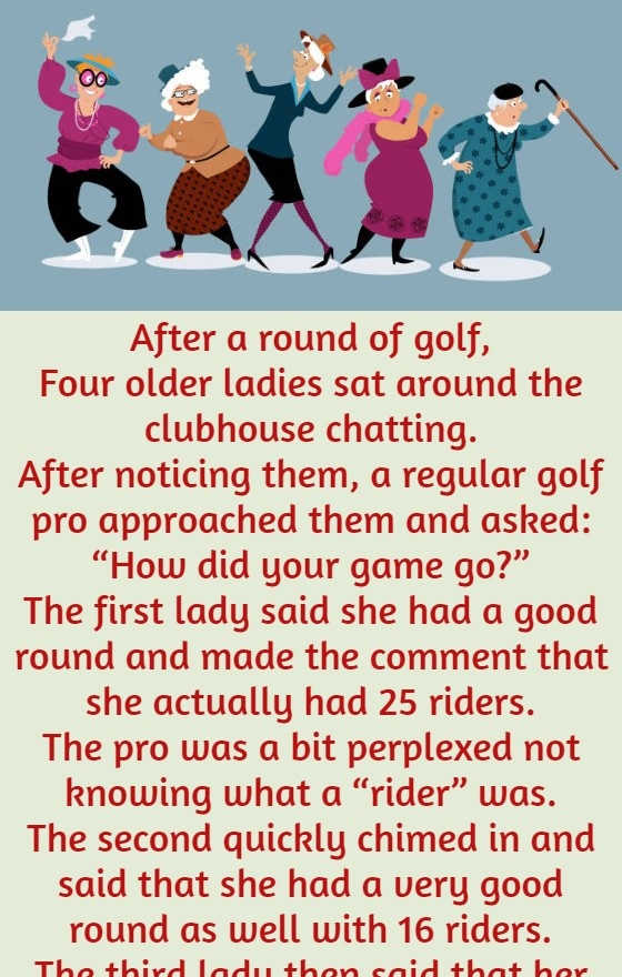 Four Older Ladies Sat Around The Clubhouse