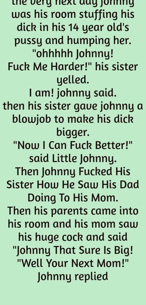 Johnny Walks in his parents room finding his dad