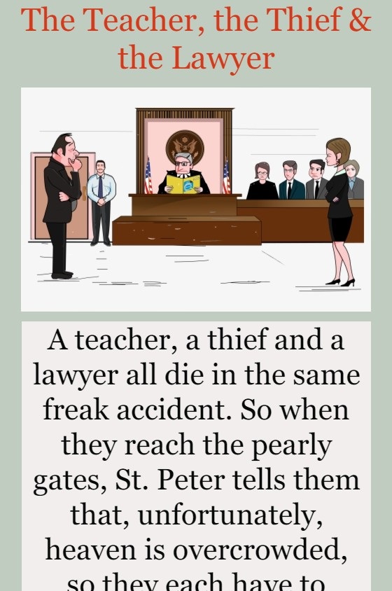 The Teacher, the Thief & the Lawyer