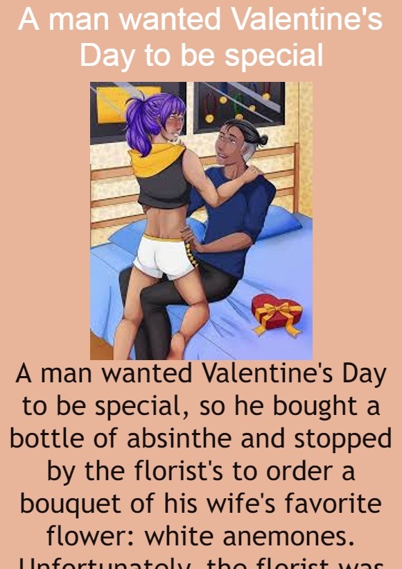 A man wanted Valentine's Day to be special