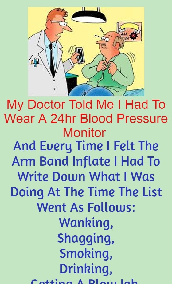 My Doctor Told Me I Had To Wear A 24hr Blood Pressure Monitor