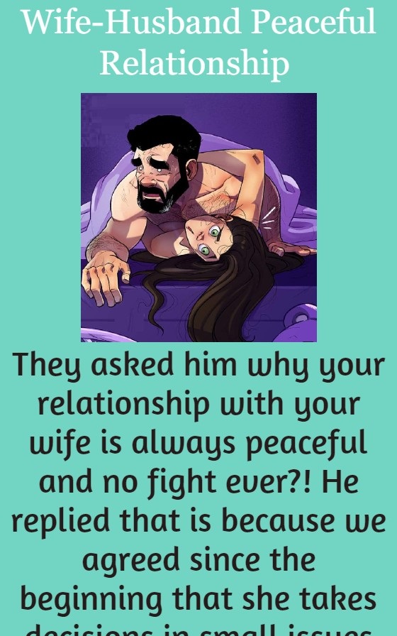 Wife-Husband Peaceful Relationship