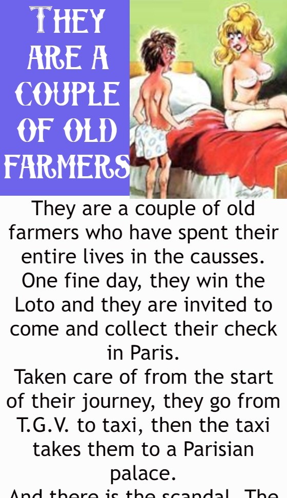 They are a couple of old farmers