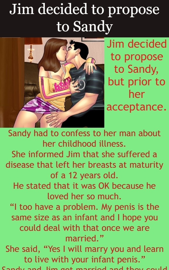 Jim decided to propose to Sandy