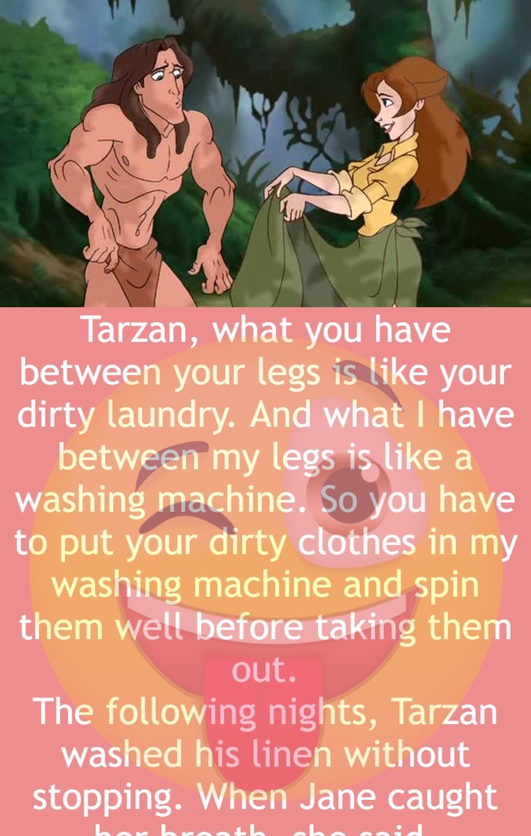 Tarzan and the laundry