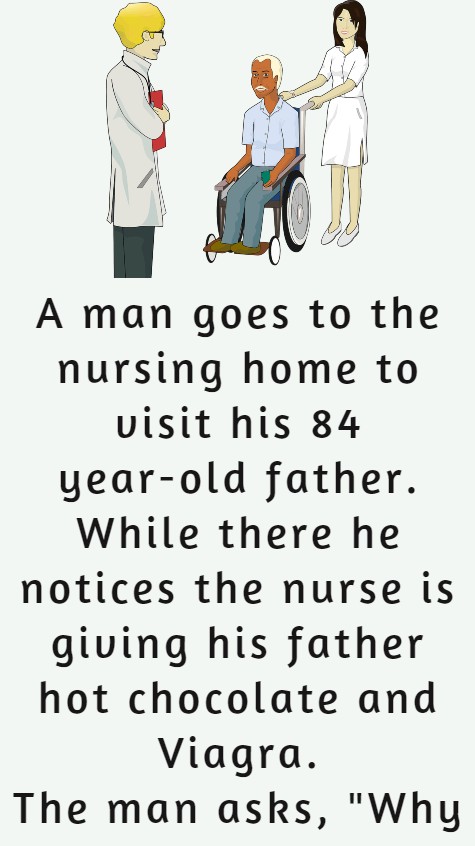 A man goes to the nursing home