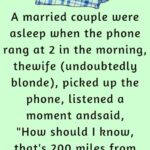 A married couple was asleep 