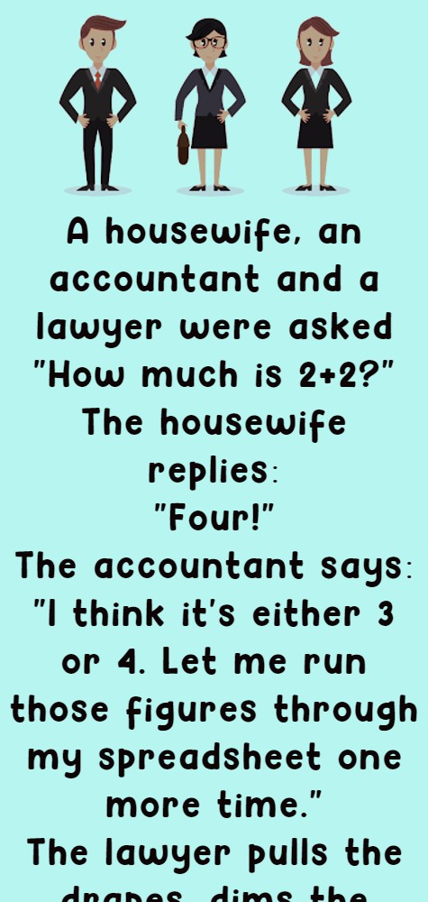 An accountant and a lawyer were asked